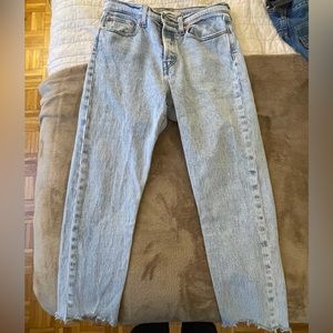 Levi's Light Blue Straight Leg Jeans